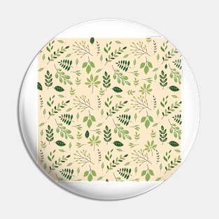 Simple Pattern 3 - Leaves Pin