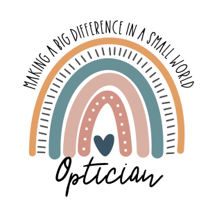 Optician Boho Rainbow T-Shirt