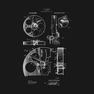 Motion Picture Film Reel Canister Patent 1915 T-Shirt