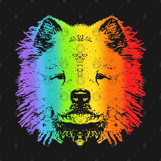 Rainbow Chow Chow by childofthecorn