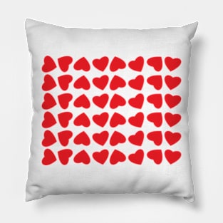 Hearts In A Pattern Pillow