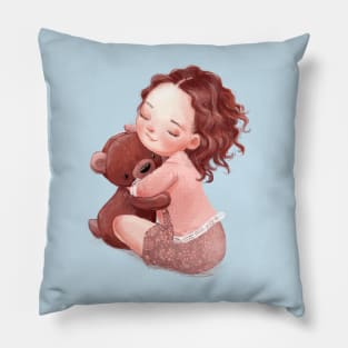 Teddy Love Pillow