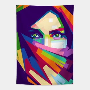 Girl POP ART Tapestry