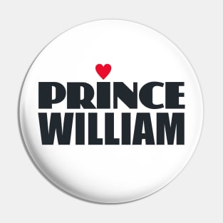 Prince William Heart Pin