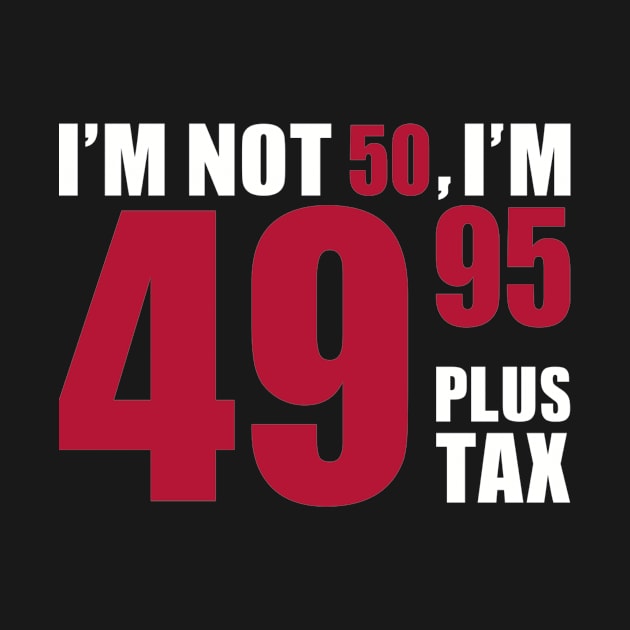 I'm not 50 years birthday by Designzz