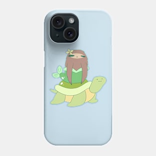 MerSloth and Turtle Phone Case