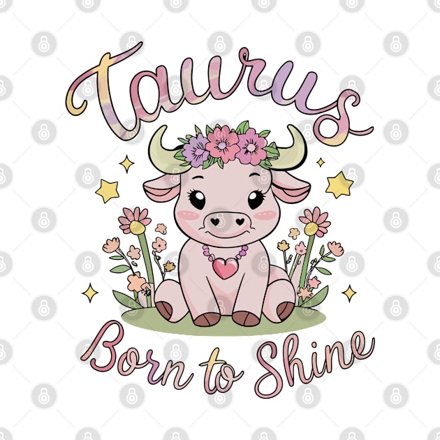 Taurus Born To Shine by Custom Prints HD
