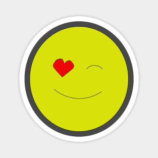 Emoticon vector illustration Magnet