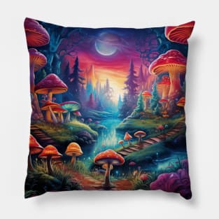 Mushroom Design Pillow