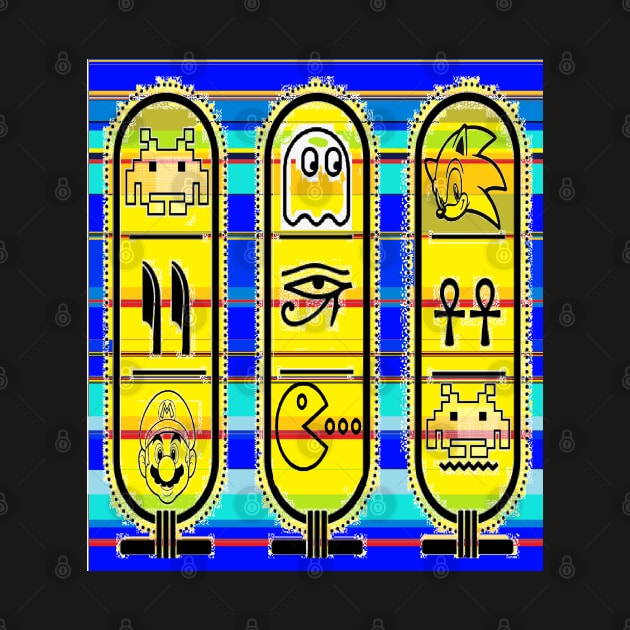 Gaming Egyptian hieroglyphs by LowEndGraphics by LowEndGraphics
