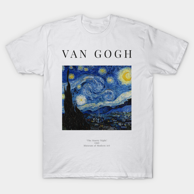 starry night shirt van gogh