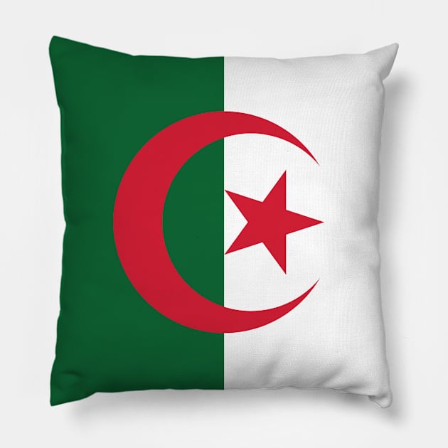 Algeria Pillow by Wickedcartoons