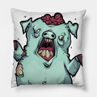 the zombie aPORKalypse Pillow