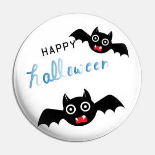 Halloween Bat doodle Pin