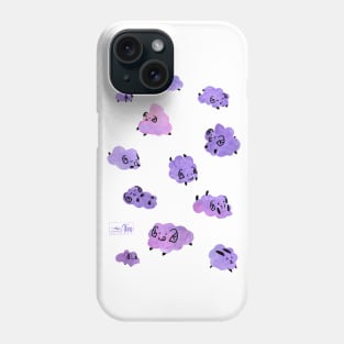 Sheep among the clouds Phone Case