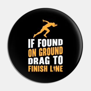 Running Runner Jogging Pin