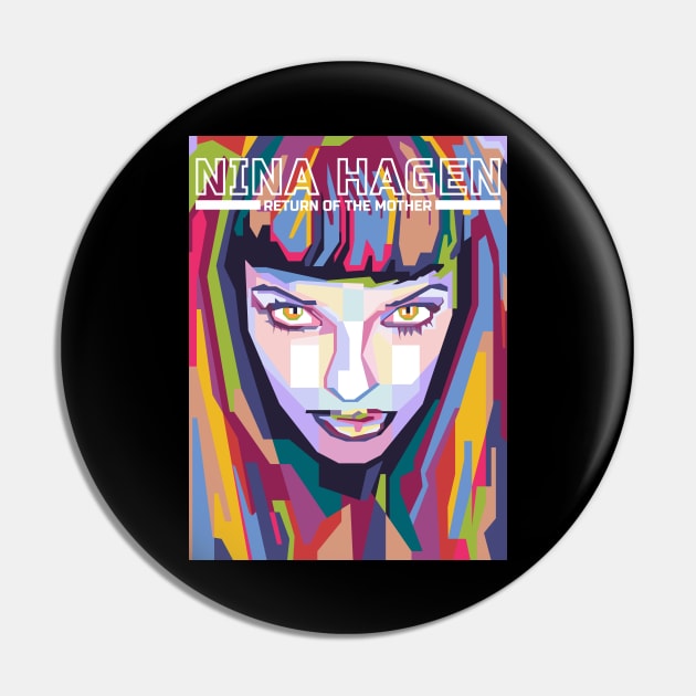 Abstract Nina Hagen in WPAP Pin by smd90