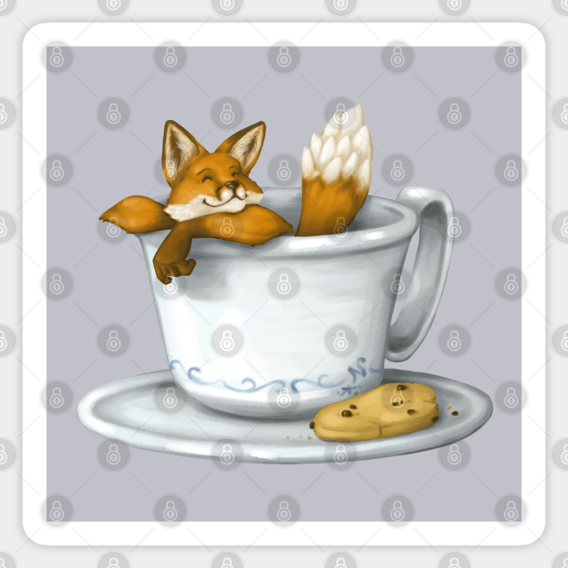 fox and coffee