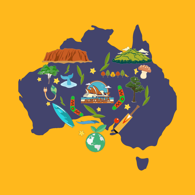 The wholesome Australian world by HALLSHOP