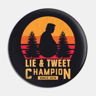 Hide and Seek Lie and Tweet World Champion Pin