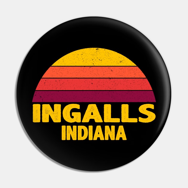 Vintage INGALLS INDIANA Pin by ChadPill