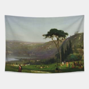 Lake Albano by George Inness Tapestry