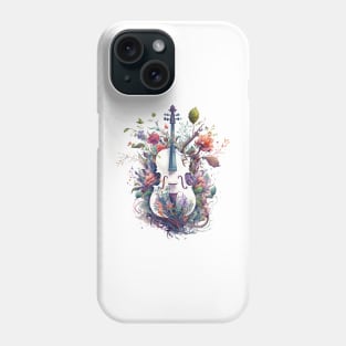 Nature's Symphony: Floral Violins and Rococo Elegance #2 Phone Case