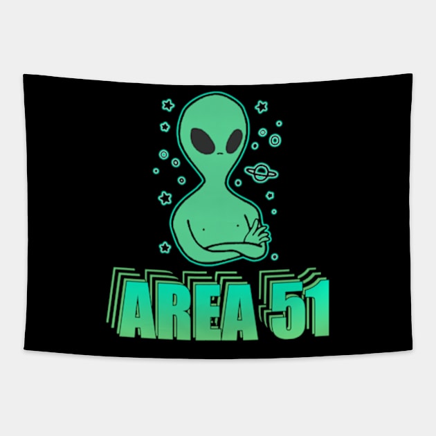 Storm Area 51 Memes Tapestry by Barnyardy