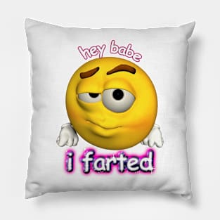 Fart Smiley Pillow