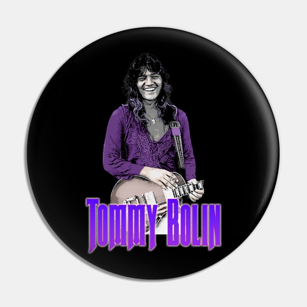 Tommy Bolin Pin by Designs That Rock