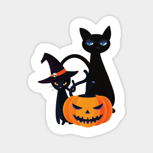 Spooky cats Magnet