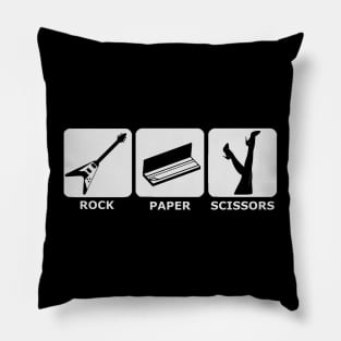 Rock Paper Scissors Pillow