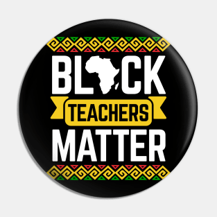 Dashiki Pattern Black History Month Gift For Teacher Pin