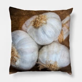 Garlic Bulbs Pillow