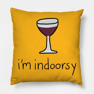 Wine Indoorsy Pillow