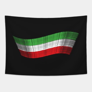 Italy Flag Design BY OverView. Tapestry