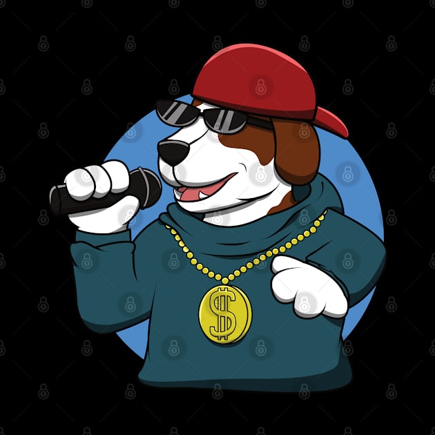 Dog Rap Funny Rapper Music Doggy Style Drawing Meme by jkshirts