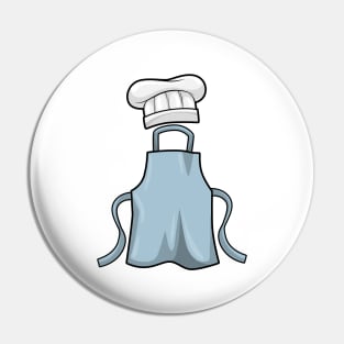 Cooking apron and Cooking hat Pin