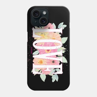 LOVE with flowers Phone Case