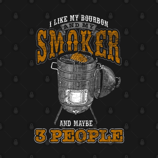 BBQ Smoker Funny Grunge by ShirtsShirtsndmoreShirts