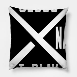 Jesus Name I Play Drums God Drumming Music Christian Drummer Pillow