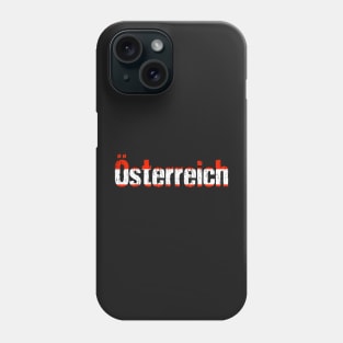 Osterreich Austria Flag Distressed Phone Case