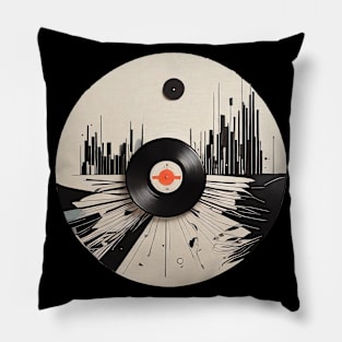 Vinyl Record Pillow
