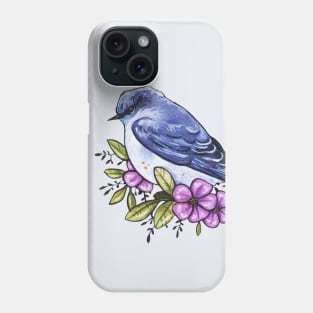 Grumpy bird Phone Case