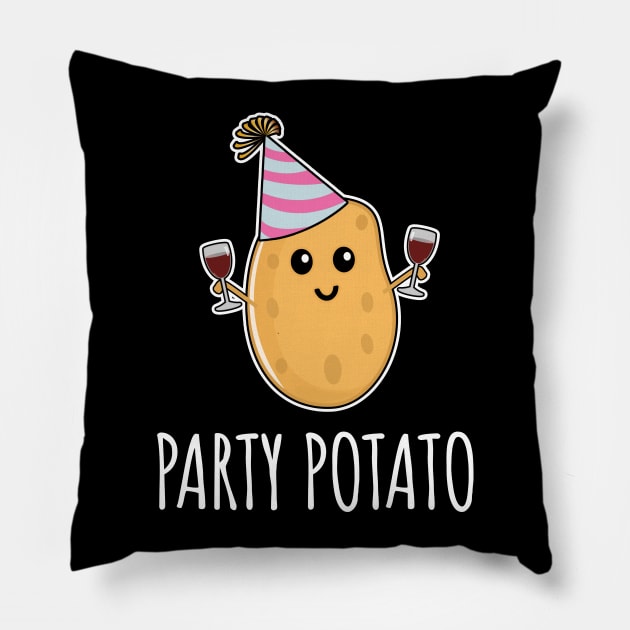 Party potato Pillow by LunaMay