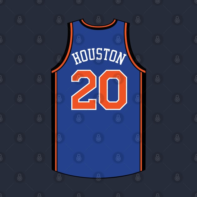 Allan Houston New York Jersey Qiangy by qiangdade