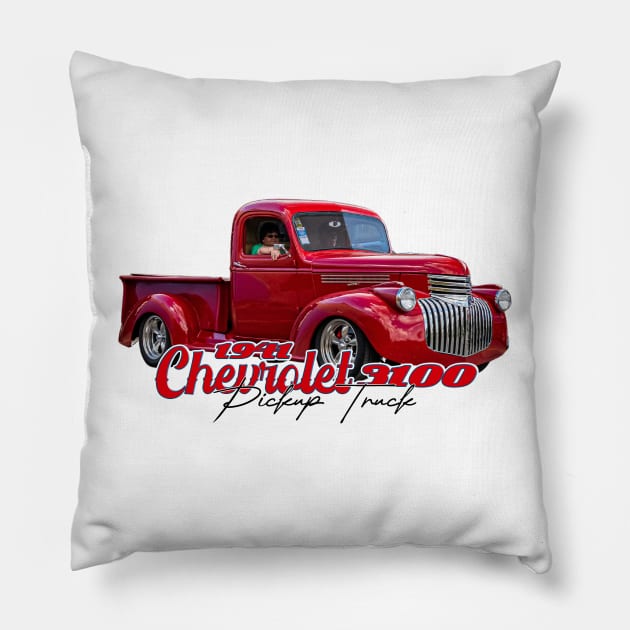 1941 Chevrolet 3100 Pickup Truck Pillow by Gestalt Imagery