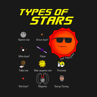 Types of Stars T-Shirt