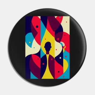 Abstract man Pin