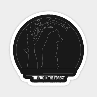 The Fox In The Forest Minimalist Line Art - Board Game Inspired Graphic - Tabletop Gaming  - BGG Magnet